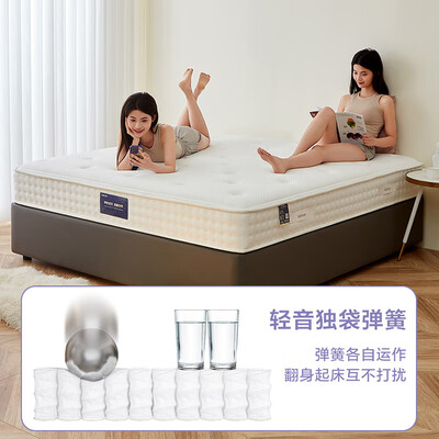 全友家居乳胶零压床垫117007弹簧床垫质量烂不烂（全友弹簧床垫怎么样）-图片2