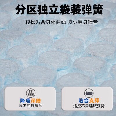 独立袋装簧床垫好不好（MaryEllen独袋弹簧床垫软硬适中独立袋弹簧床垫质量烂不烂）