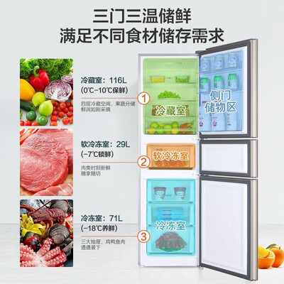 海尔 BCD-216WMPT 216升三开门冰箱质量烂不烂（海尔冰箱怎么调温度）-图片2