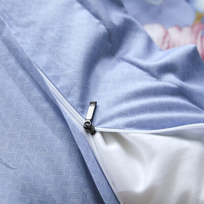 富安娜 纯棉四件套-柳若浮烟 被套203*229cm