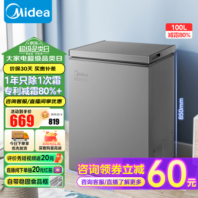 美的冰柜系列和价格(美的100L小冰柜立式冷柜家用冰柜测评看真相)-图片2