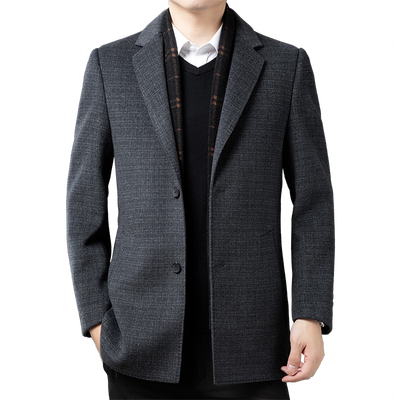 男款羊毛大衣哪个牌子好（MOELAGVT 男士羊毛大衣 秋冬双面风衣男士风衣好不好）