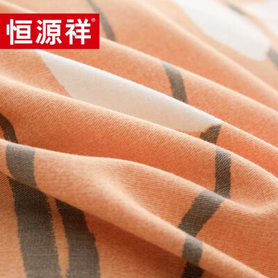 恒源祥 叶影磨毛四件套 TBK2020 被套200*230cm