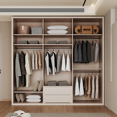 何家匠 ENF级推拉门衣柜 1米现代简约设计质量烂不烂(何家匠家具怎么样)-图片4