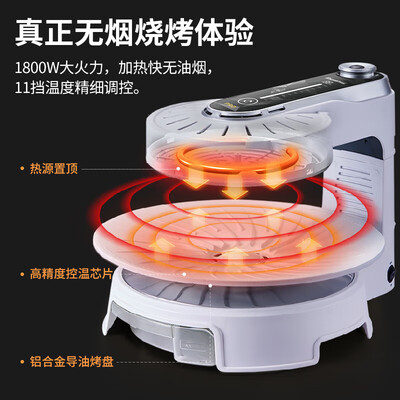 家用电烧烤炉无烟烤哪种好（EASYGRILL无烟烧烤炉 CR-04PRO 家用电烤盘电烤炉值得手入吗）-图片3