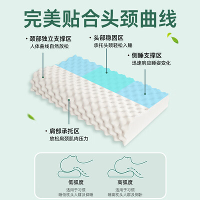 清幽天然乳胶枕 狼牙枕+内套款靠谱吗,揭秘内幕（清幽雅竹乳胶枕怎么样）-图片6