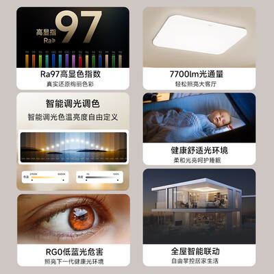 易来护眼灯怎么样（易来歆月C400智能护眼灯客厅灯值得手入吗）-图片2