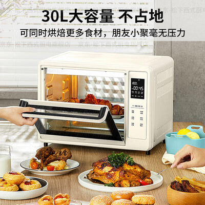 松下烤箱哪个好(松下 DT300Y 30L空气炸锅烤箱一体机迷你电烤箱靠谱吗,揭秘内幕)