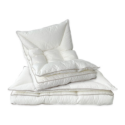 伊伊爱 双层欧式提花鹅绒枕48*74cm ZX0HJC2300136