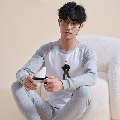 浪莎的男士内裤好不好（浪莎秋衣秋裤男纯棉游戏时间XXL男士内衣好不好）-图片1