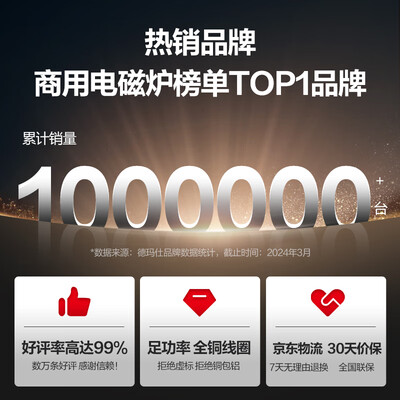 德玛仕 3500W商用电磁炉带炒锅好不好（德玛仕电磁炉和美的哪个好）-图片2