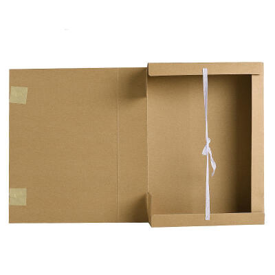 （20个装）A4牛皮纸档案盒10CM进口无酸纸加厚款20个装a4文件资料盒加厚文件盒收纳盒无酸纸加大容量卷宗盒收纳盒会计凭证盒