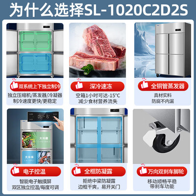 海尔 SL-1020C2D2S 四门冰箱 商用冷藏冷冻质量如何（海尔冰箱哪款性价比高推荐）-图片4