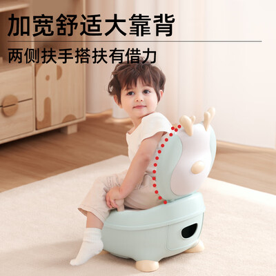 YEESOOM儿童马桶绿色便盆坐便器靠谱吗,揭秘内幕（坐便器怎么使用?）-图片5