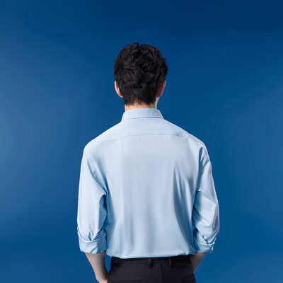 海澜之家衬衫男浅蓝40 175/96A体验效果好吗（海澜之家衬衫怎么样）