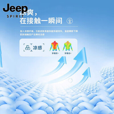 JEEP SPIRIT男士冰丝POLO衫3XL白色男保罗衫靠谱吗,揭秘内幕(JEEP SPIRIT男士冰丝POLO衫3XL白色男保罗衫到底如何,值得入手吗)-图片1