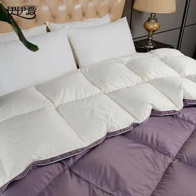 伊伊爱 卢图兹金标拼色雪雁绒被200*230cm填充1200g BZ0YM02401146