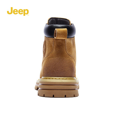 男黄马丁靴搭配什么裤子好看（Jeep 男马丁靴 土黄色男靴评测说真相）