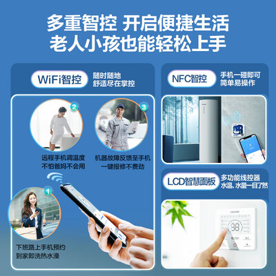 海尔Leader空气能热水器200升体验效果好吗(海尔空气能热水器显示e8是怎么回事)