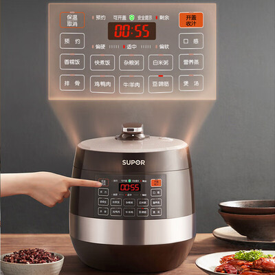 苏泊尔电压力锅sy60yc503d怎么样(苏泊尔SY-60YC8001Q电压力锅6L智能预约电饭煲好不好)-图片1