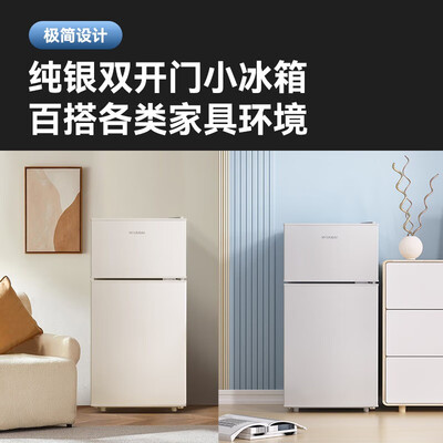 HYUNDAI 76L双门冰箱银色值得手入吗（hyundai冰箱怎么样）-图片3