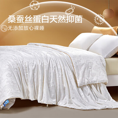 富安娜蚕丝子母被100%桑蚕丝230x229cm测评看真相(富安娜子母被怎么清洗)-图片2