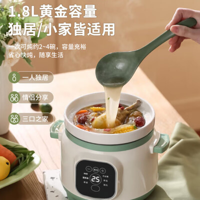 宝宝电炖锅买什么牌子好(RASW 1.6L婴儿电炖锅 全自动煲汤熬粥煲粥锅到底如何,值得入手吗)-图片1