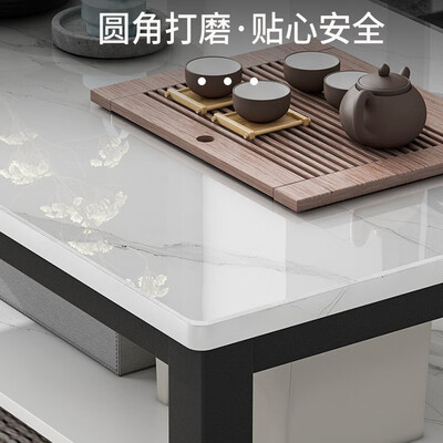 奥林欧风钢化玻璃茶几 100*48*46cm质量如何（奥林风健身房怎么样）-图片1