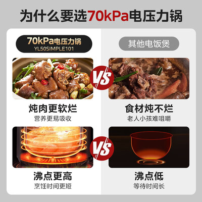 美的电压力锅与电饭煲区别(美的电压力锅7段控压智能款电饭煲好不好)-图片2
