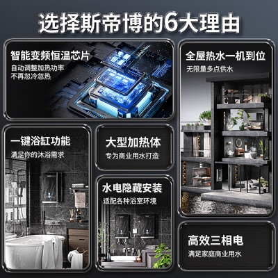 斯帝博热水器 怎么样(斯帝博电热水器24KW DSF-240B中央热水器评测说真相)-图片1