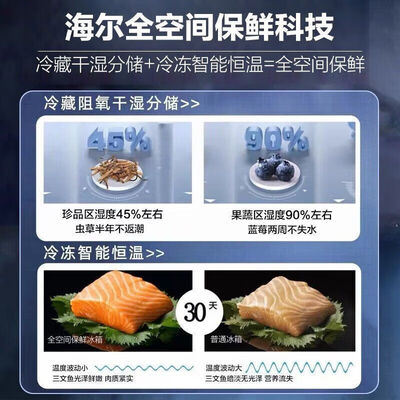 海尔 BCD-540WGHTD14SEU1 540升 四门冰箱 风冷设计怎么样（海尔冰箱怎么调温度）-图片4