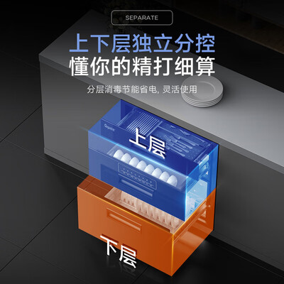 顾家 Gujia 嵌入式消毒柜 120L大容量质量烂不烂(顾家嵌入式消毒柜怎么样)-图片6