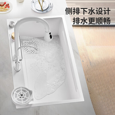 九牧水槽和九牧王水槽哪个好（九牧王瀑布水槽大单槽304不锈钢洗菜盆75*45CM厨房水槽到底如何,值得入手吗）-图片2