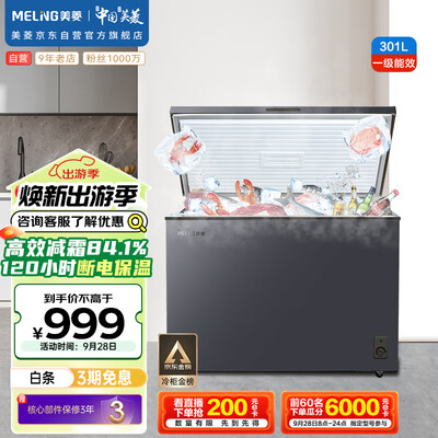 美菱冰柜BC/BD-301DT301升大容量冰柜怎么样（美菱冰柜怎么调温度）-图片3