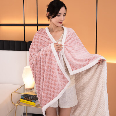 無印良品 千鸟格披肩毯 MUJI-TZ23-81