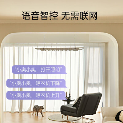 奥普电动晾衣杆怎么样(奥普 AUPU 电动晾衣架 L120S 语音遥控升降超薄隐形智能晾衣机靠谱吗,揭秘内幕)-图片4