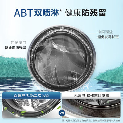 海尔洗衣机10公斤全自动烘干XQG100-B61KDH是否值得入手（海尔洗衣机怎么解锁打开门）-图片2