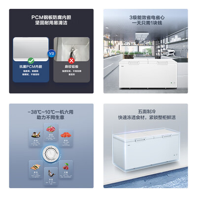 海尔冰柜BCBD-718GHPD大容量718升冷冻柜好不好(海尔冷冻柜怎么调温度锁图解)-图片6