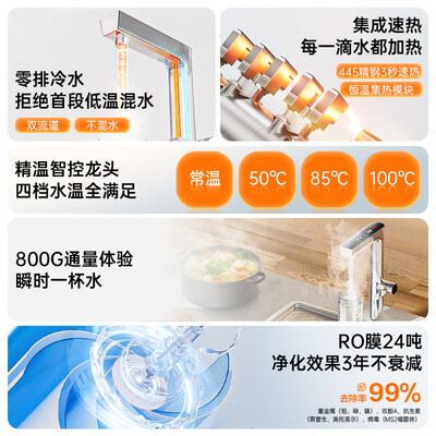 安吉尔E-Tech鲜热一体厨下直饮净水器到底如何,值得入手吗(安吉尔净水器黄灯亮了怎么回事)-图片4