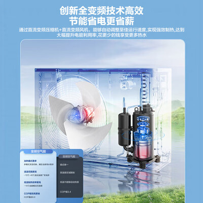 海尔空气能热水器系列区别（海尔300升空气能热水器双变频节能速热空气能热泵到底如何,值得入手吗）-图片5