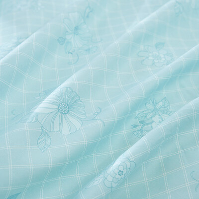 富安娜 纯棉四件套-花意轻尘 被套203*229cm