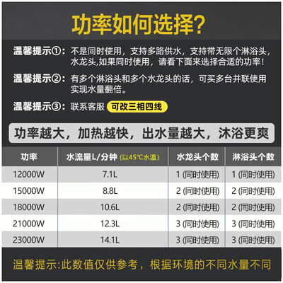 即热和储水热水器选择（基诺德12000W电热水器即热式中央热水器质量如何）-图片6