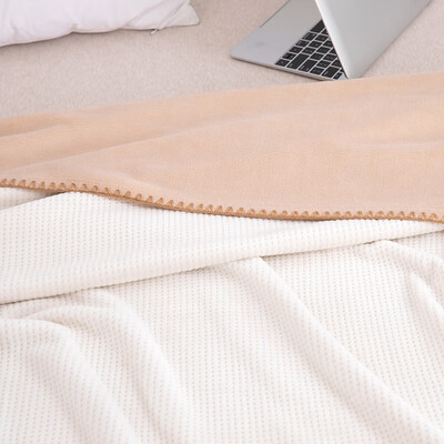無印良品 华夫格复合毯 MUJI-TZ23-80
