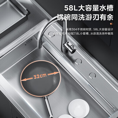 美的 XH06P 集成洗碗机带垃圾处理器集成水槽质量烂不烂（美的集成水槽洗碗机怎么样）-图片3