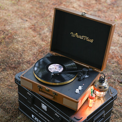 WHATPLUS X1黑胶唱片机便携蓝牙留声机怎么样(黑胶唱片机怎么样)-图片1