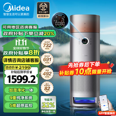 美的kj700g-h32空气净化器好吗（美的 KJ650F-LM1 ProH 甲醛数显净化器空气净化器怎么样）-图片2