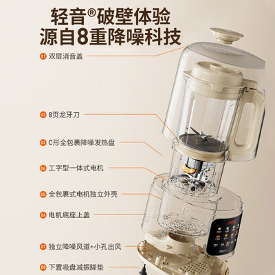 九阳新款破壁机与豆浆机区别（九阳 破壁机 2024新品 家用豆浆机 1.2L破壁榨汁机质量如何）-图片7