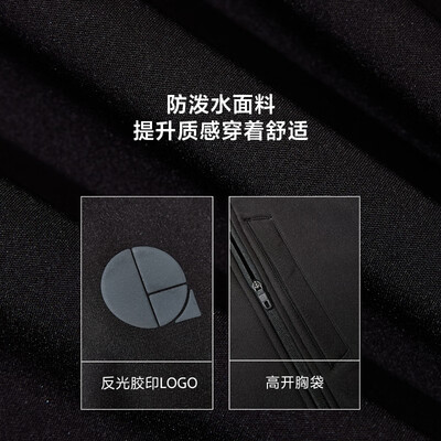 JACK&JONES E43 男士加绒户外夹克 纯黑色 175/96A/M男士外套评测说真相（杰克琼斯男装什么档次）-图片1