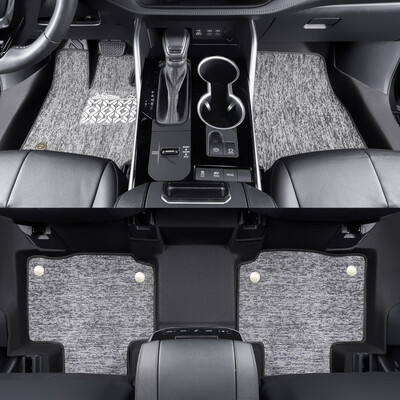 汉兰达大包围脚垫和尾箱垫（车帮达丰田汉兰达专用全包围脚垫汽车脚垫测评看真相）