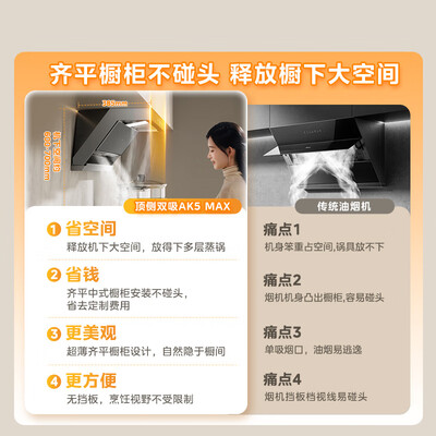美的油烟机j57好吗(美的AK5max抽油烟机 变频自清洁家用家用油烟机到底如何,值得入手吗)-图片1